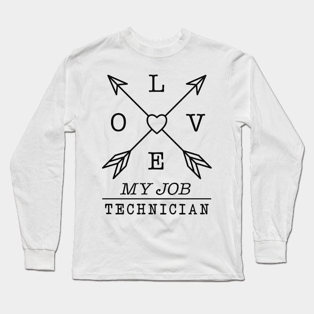 Technician profession Long Sleeve T-Shirt by SerenityByAlex